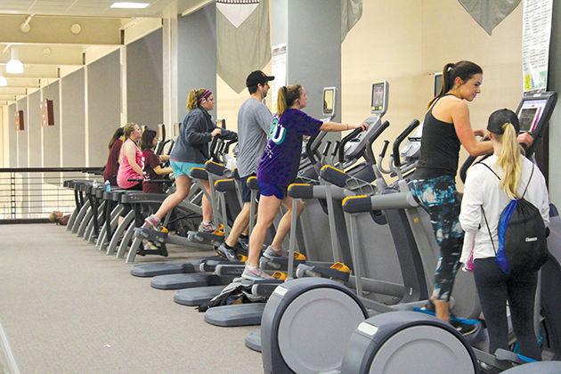 Students may choose to use the ellipticals at the newly renovated Rec to stay in shape throughout the school year.