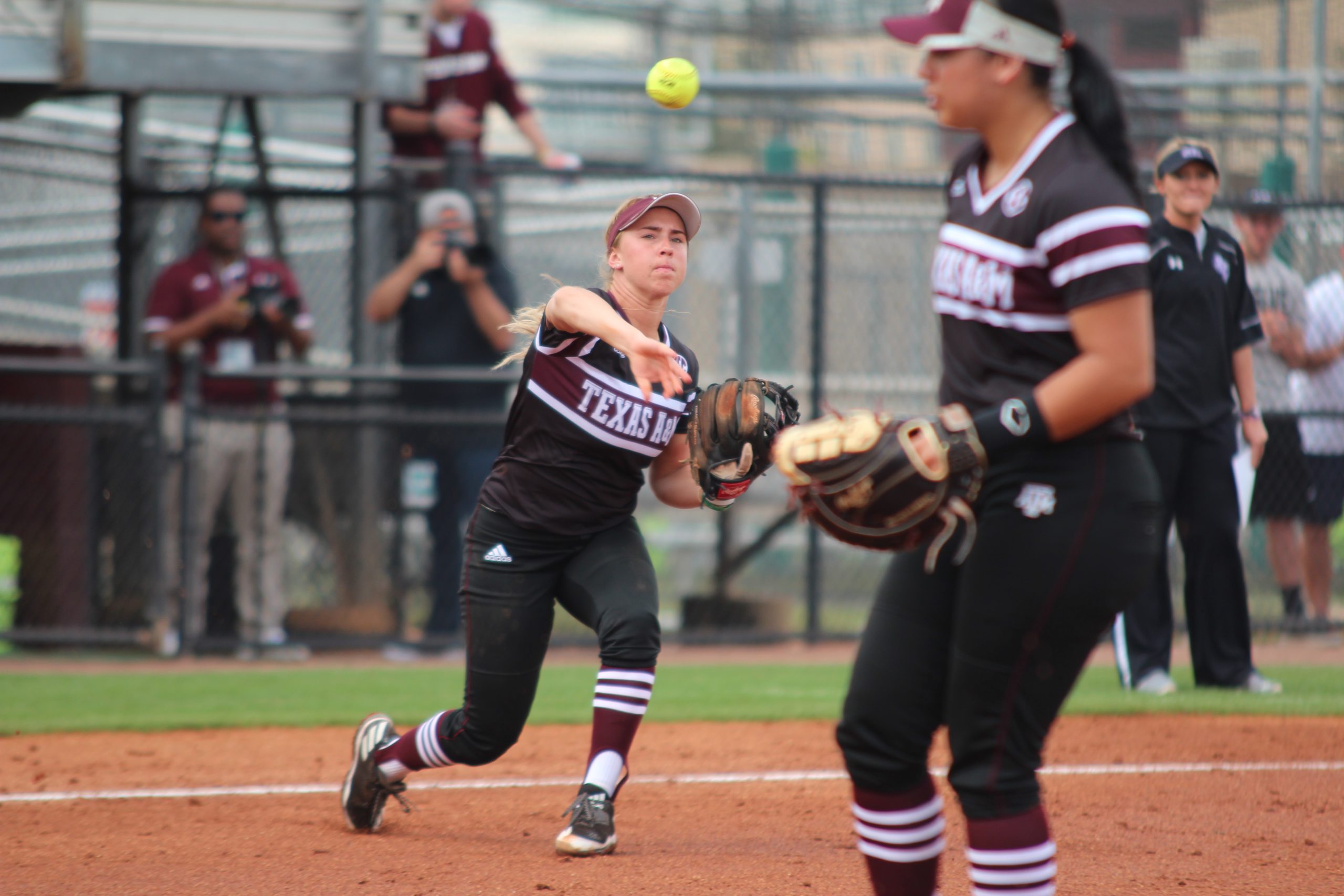 Slideshow%3A+Aggie+Softball+defeats+SFA+8-7+in+Texas+A%26M+Invitational