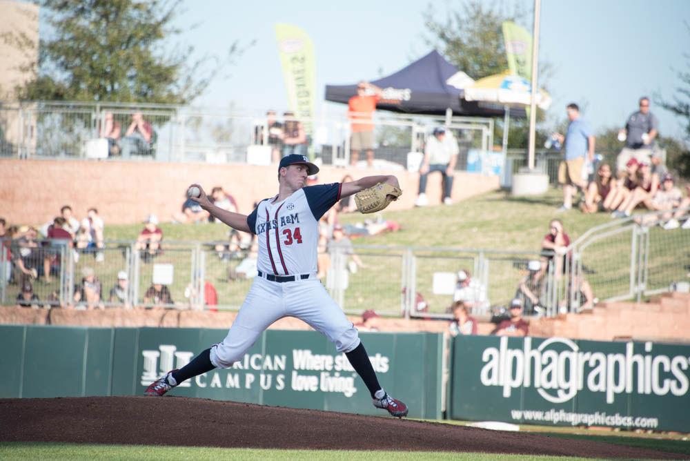 Mitchell Kilkenny threw seven innings in game three against Brown, allowing just one run and struck out five batters. 