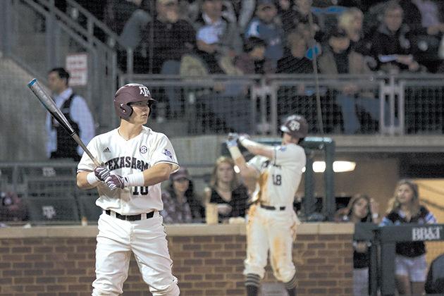 Freshman+catcher+Hunter+Coleman+is+hitting+.444+in+the+Aggies%26%238217%3B+first+four+games.