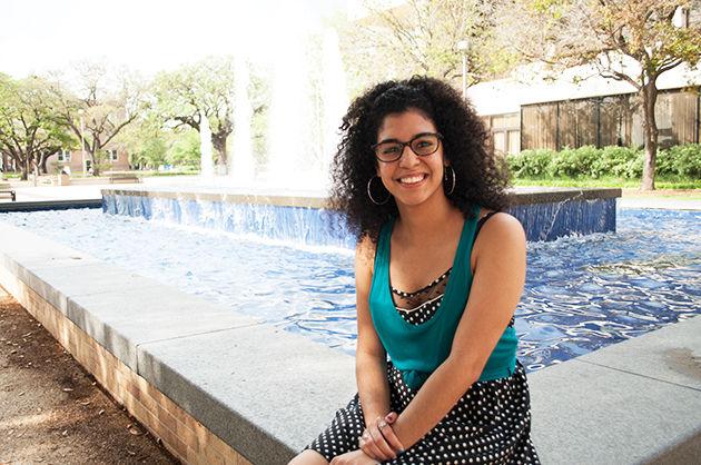 Senior English major Saelis Mercado is a member of the TIP program.