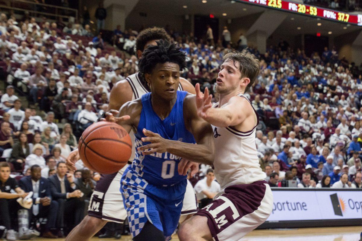 Kentucky freshman guard DeAaron Fox finished the game with 19 points.