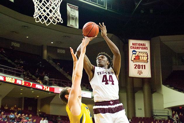 Freshman+forward+Robert+Williams+has+averaged+12.9+points+per+game+and+9.6+rebounds.