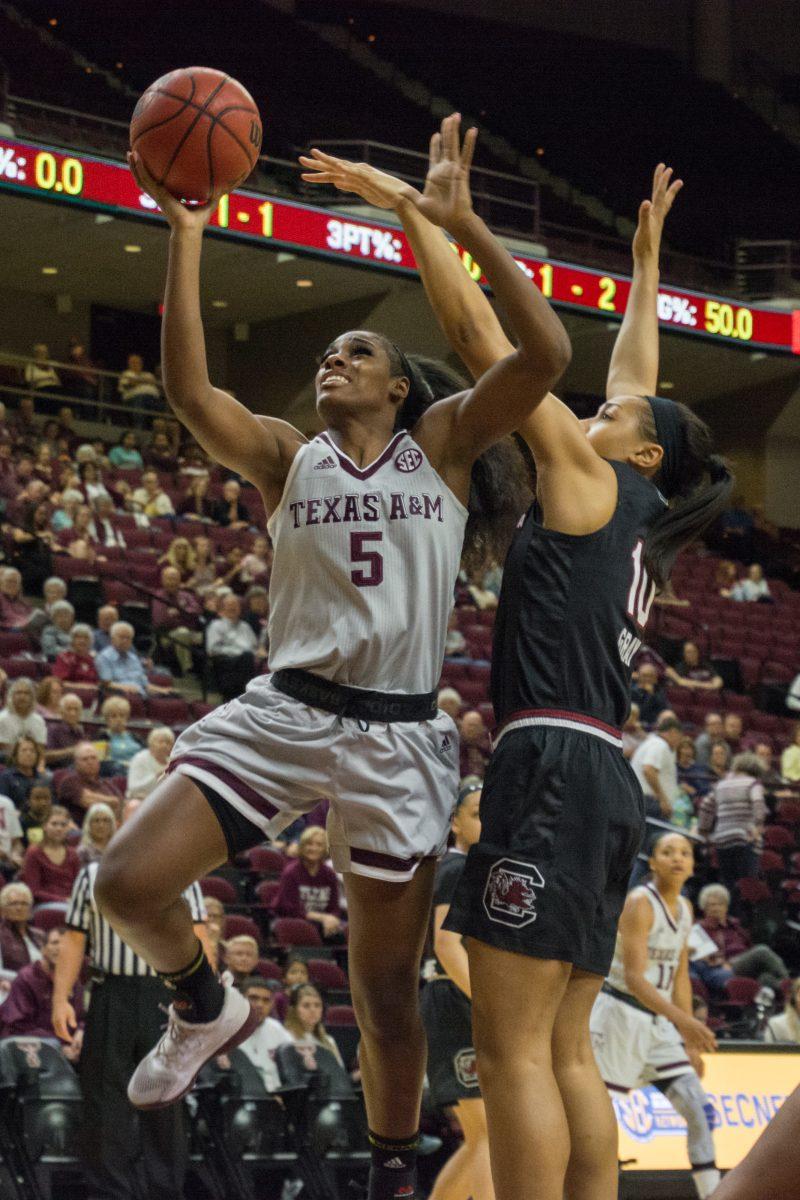 Sophomore forward Anriel Howard led the Aggies with 19 points and nine rebounds in the Aggies win over Missouri.