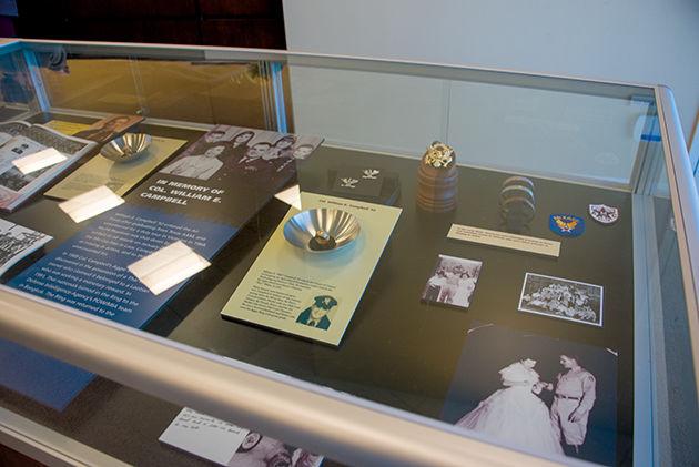 Col. William Campbell&#8217;s Aggie Ring is on display in the ring collection at the Clayton Williams Jr. Alumni Center.