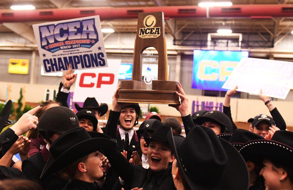 Texas A&amp;M 2017 NCEA National Champions on Saturday, April 15, 2017 in Waco, Tex. Anthony Hall/Auburn Athletics