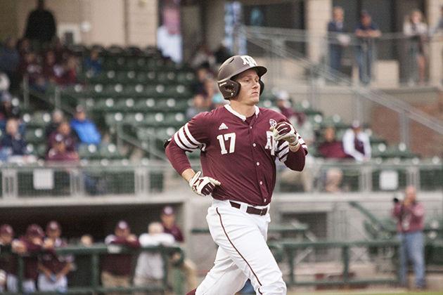 Joel+Davis+hit+his+fourth+home+run+of+the+season+in+Fridays+2-1+loss+to+Auburn.