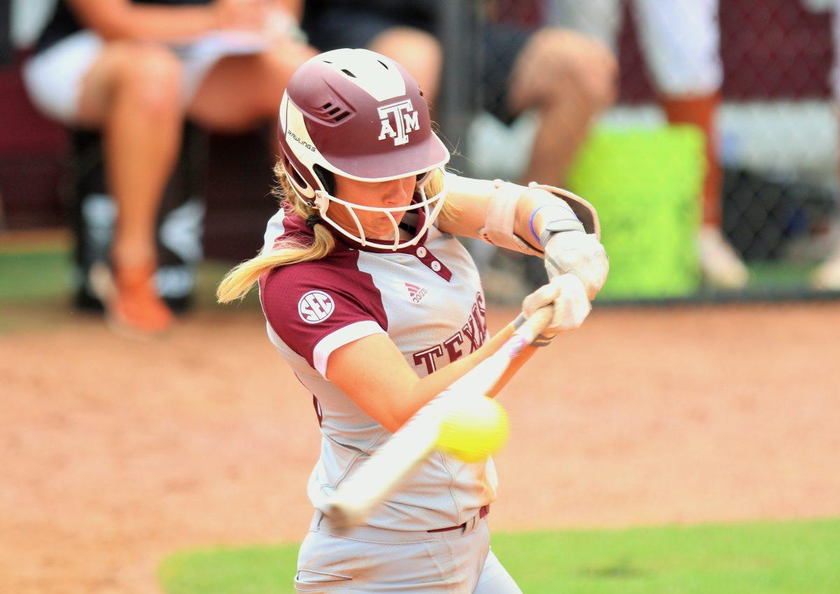 Riley Sartains lone childhood trip to the WCWS was in 2008, A&Ms last appearance in Oklahoma City.