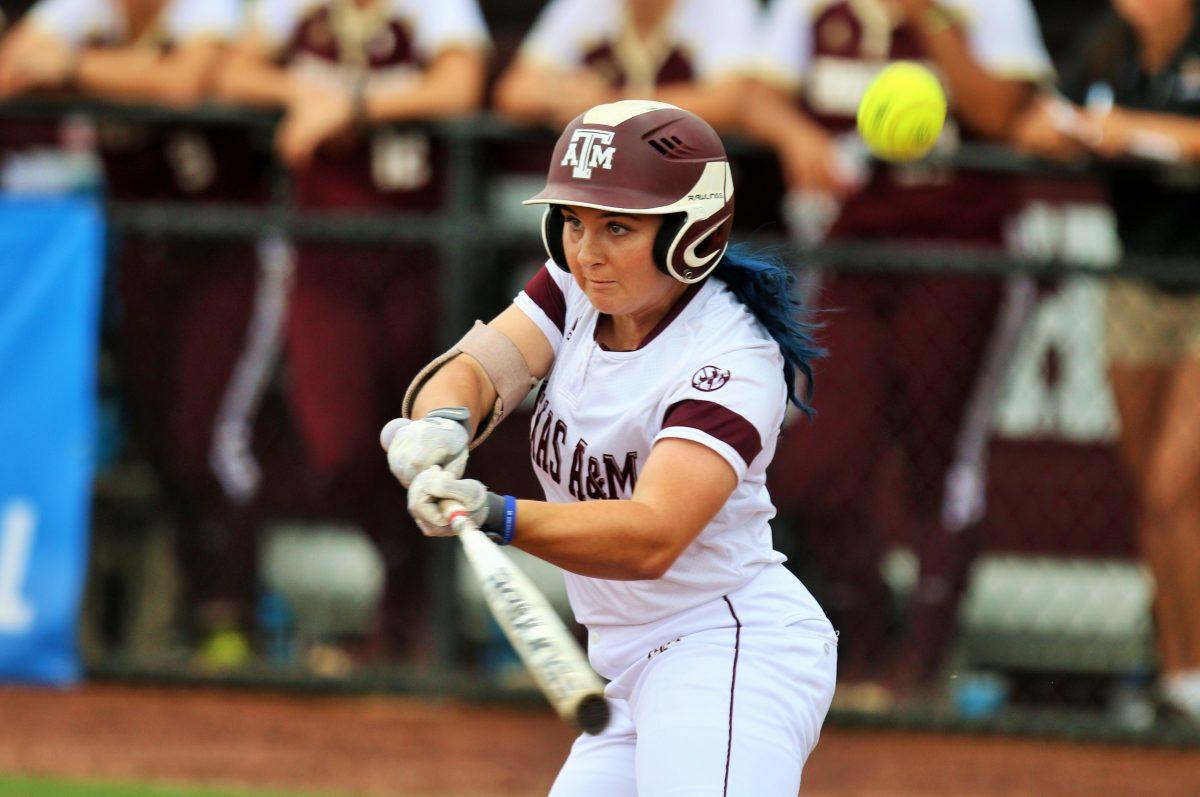 Keeli Milligan drew a hit by pitch to start the game-winning rally in game two against Tennessee last Saturday.