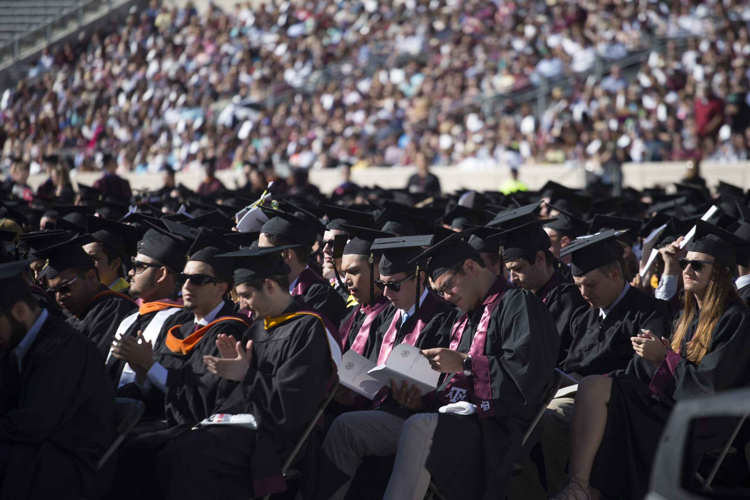 Texas A&M Kyle Field Graduation