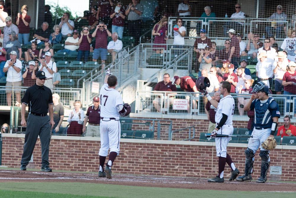 Senior Joel Davis&#160;went 2-for-4 with his fifth home run of the year in the Aggies' midweek win over Houston Baptist.&#160;