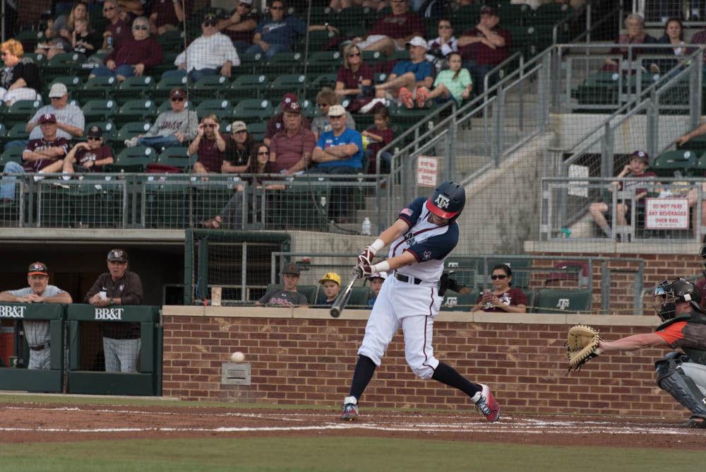 Senior outfielder Nick Choruby went 2-for-4 with three RBI Tuesday against Dallas Baptist.