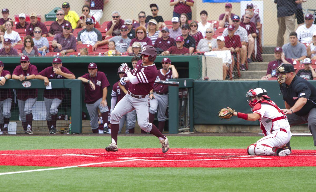 Senior Blake Kopetskys single in the top of the first gave A&M an early 2-0 lead on Houston.