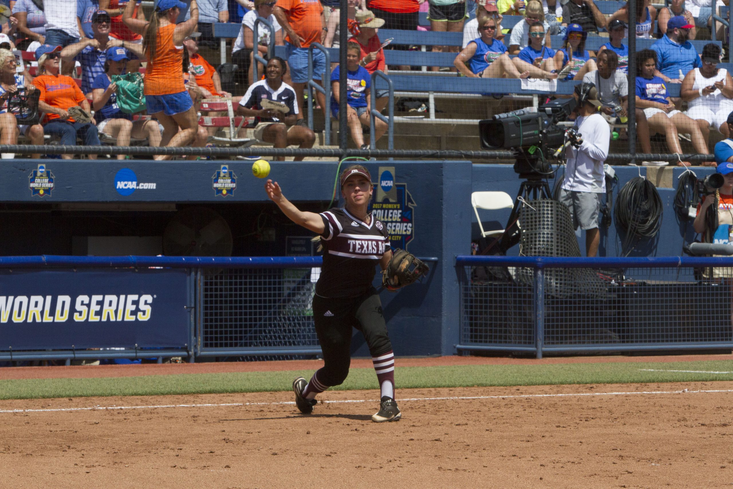 Photo Gallery: Texas A&M falls 8-0, to Florida at Women's College World Series