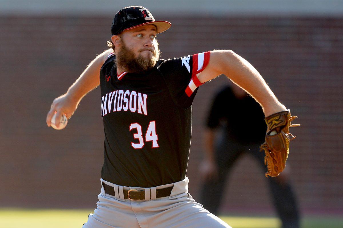 Davidson+senior+pitcher+Durin+OLinger%26%23160%3Bpicked+up+a+win+and+a+save+over+No.+2+North+Carolina+at+last+weekends+Chapel+Hill+Regional%2C+sending+the+Wildcats+to+their+first+Super+Regional+appearance.