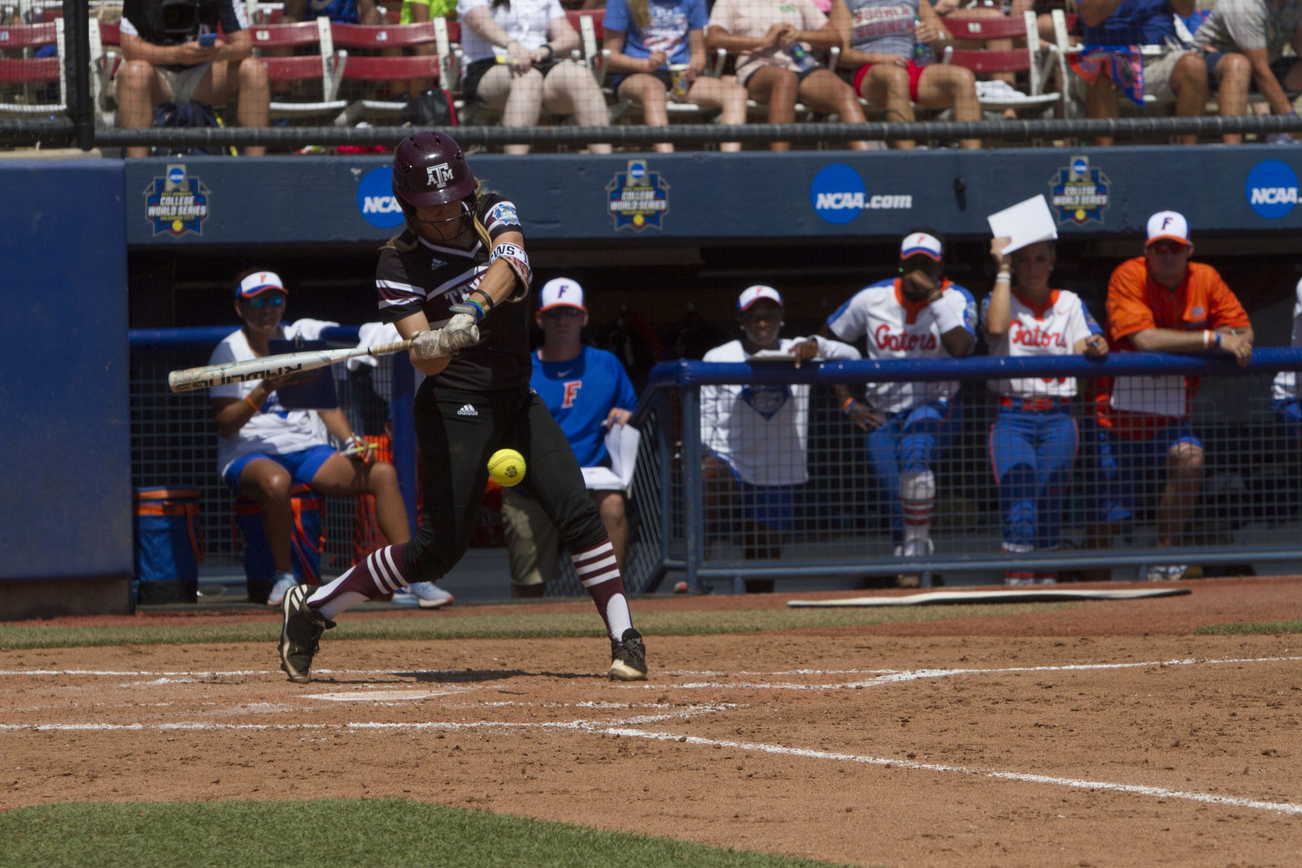 Photo Gallery: Texas A&M falls 8-0, to Florida at Women's College World Series