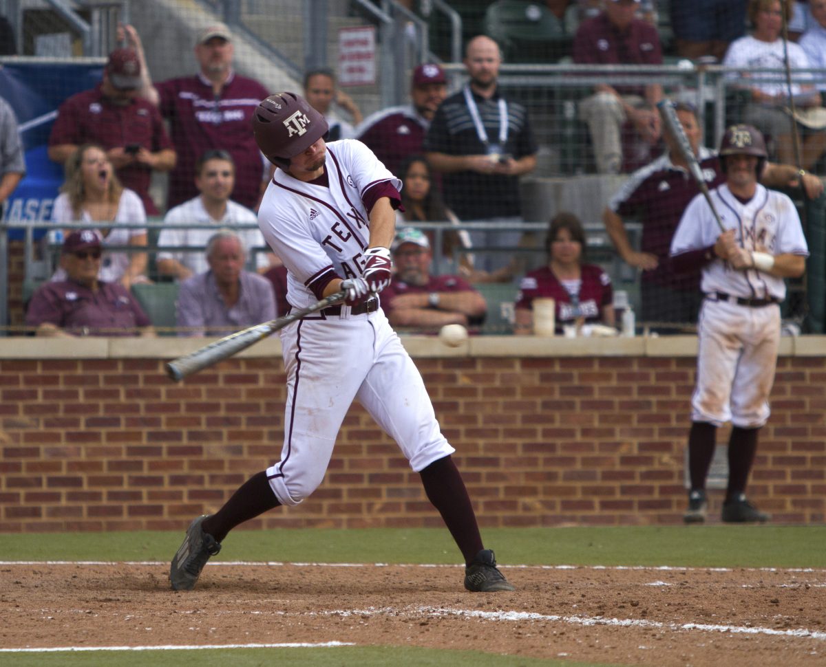 Sophomore George Janca hit the game-winning single in the 15th inning, giving the Aggies a 7-6 victory.