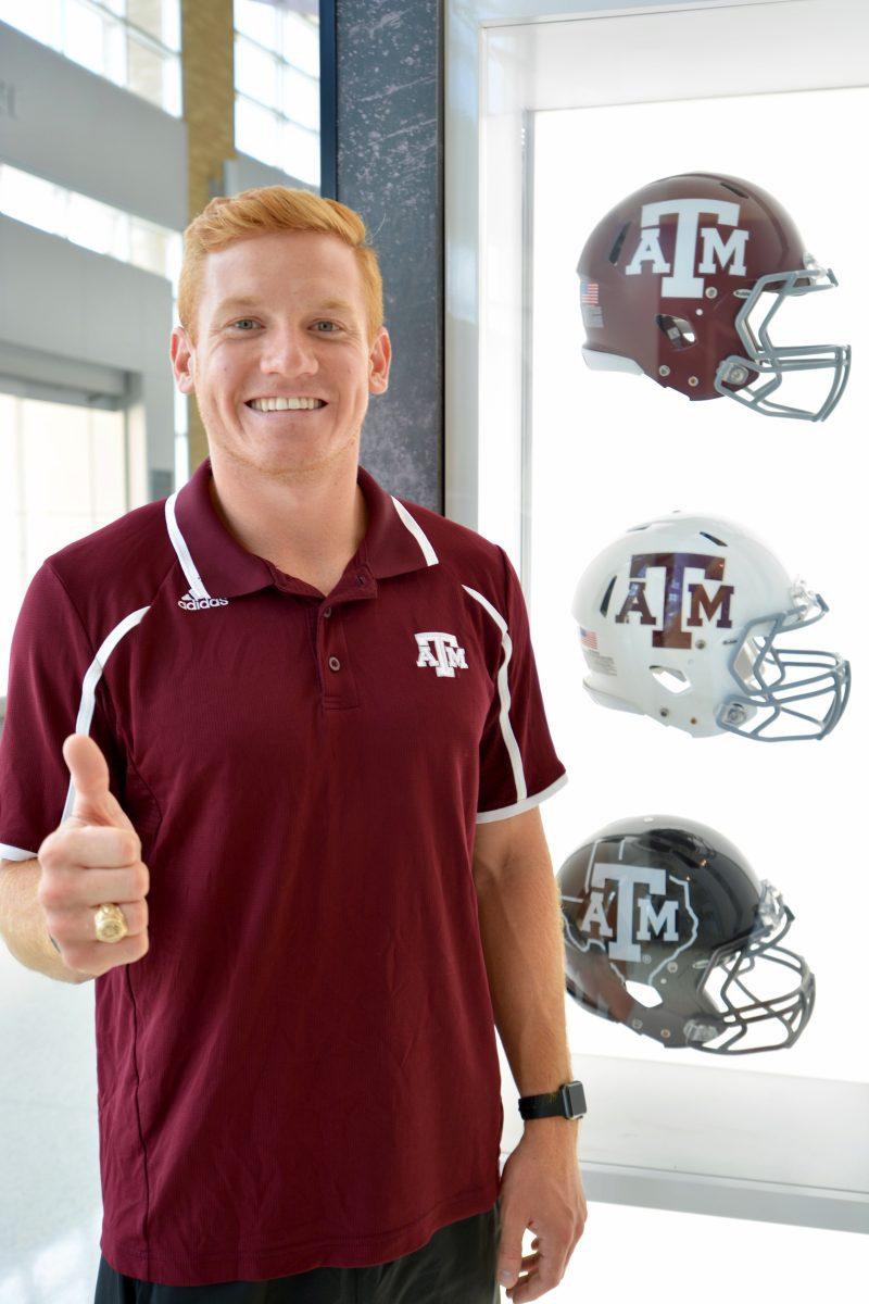 Former+A%26amp%3BM+quarterback+Conner+McQueen+will+join+the+Aggies%26%238217%3B+coaching+staff+full-time+this+fall+as+an+offensive+analyst.%26%23160%3B