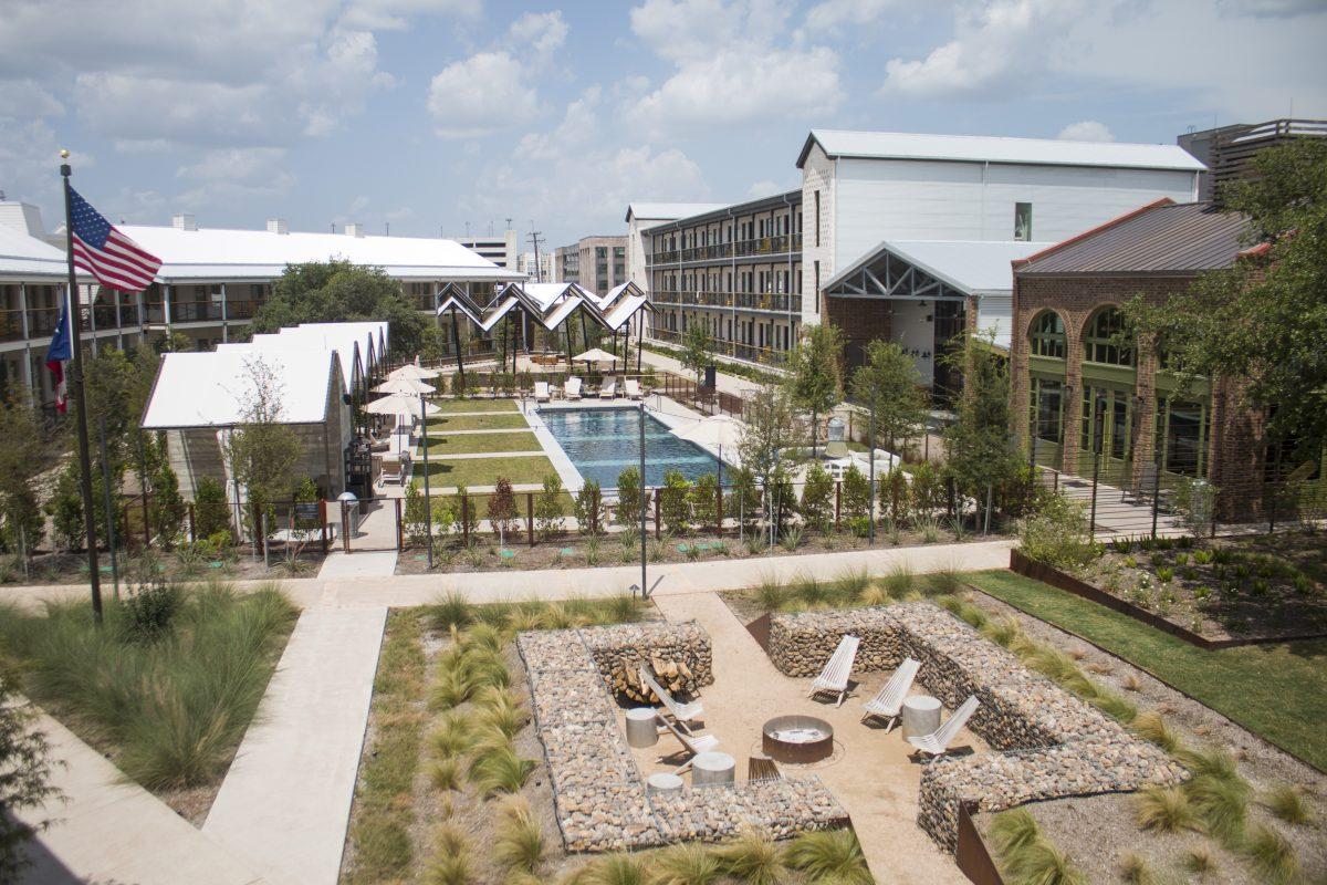 Calvary Court, which opened in November 2016, features a large courtyard as well as a restaurant, The Canteen.