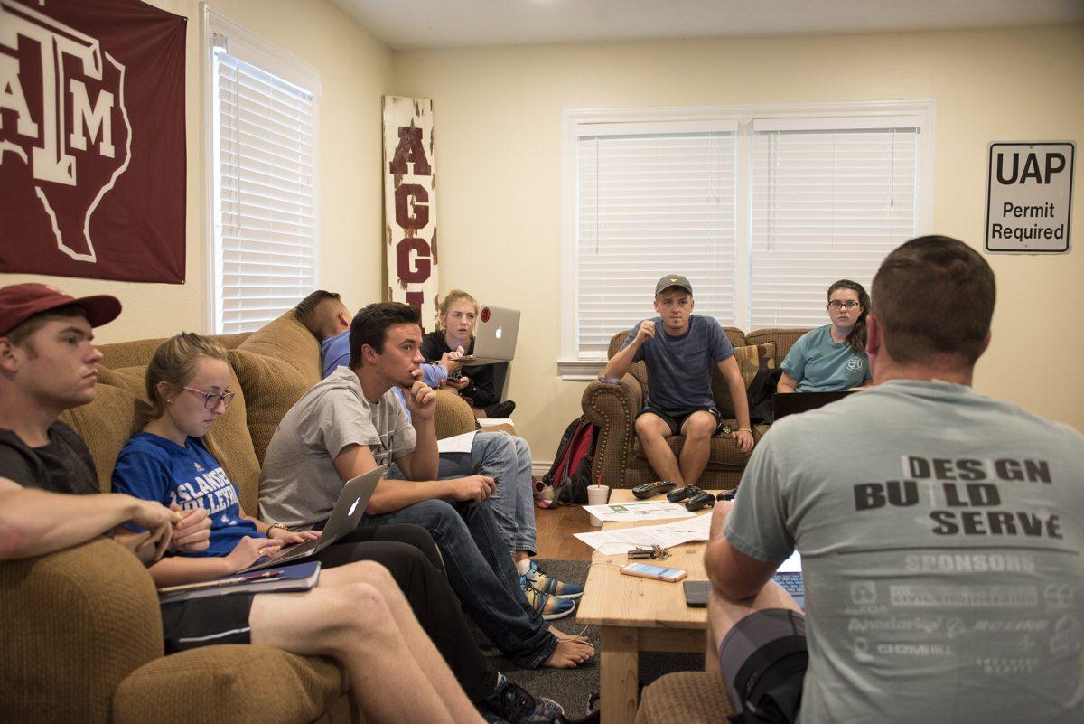 Leaders from across campus work together to coordinate relief efforts for those affected by Hurricane Harvey.