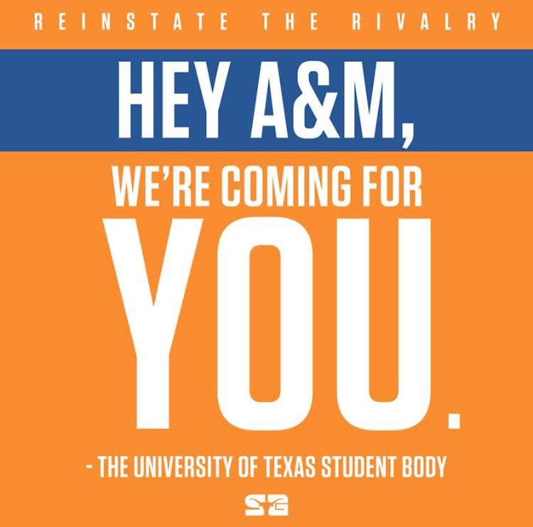 The+University+of+Texas+Student+Government+held+a+student+vote+Wednesday+to+gain+support+to+reinstate+the+Texas+A%26amp%3BM-Texas+football+game.