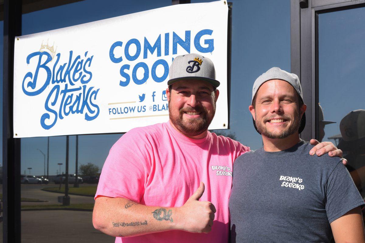 Blake Zietman, owner, and Dean Brundage, business partner, open new location for Blake&#8217;s Steaks that will replace the space previously owned by Mickey Sliders on University Drive.&#160;