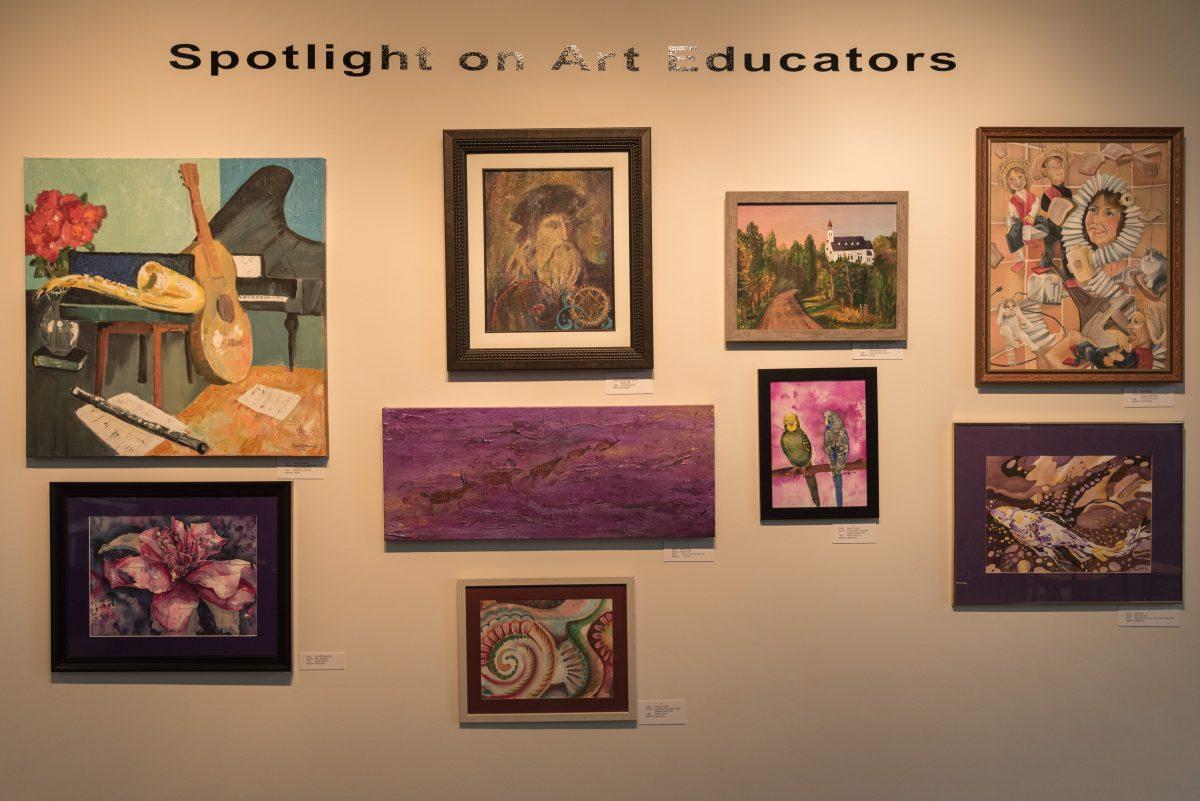 Nine+art+educators+were+honored+at+this+years+Art+Educators+Spotlight+Exhibit.+Their+pieces+are+currently+on+display+for+the+public+at+the%26%23160%3BGeorge+H.W.+Bush+Presidential+Library+and+Museum.%26%23160%3B