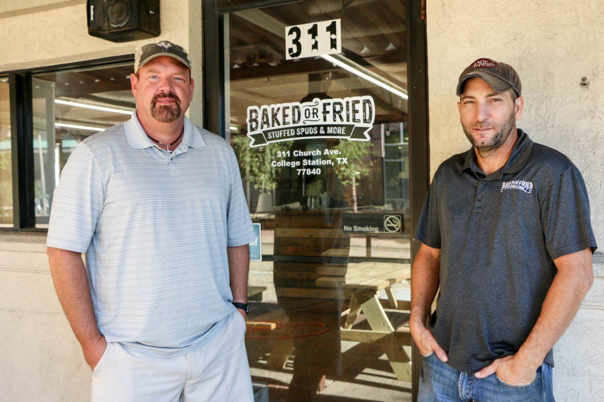 General manager Bryan Pierce and owner Lee Perrone plan on opening their new Northgate location on Nov. 1 where Potato Shack was previously located. 