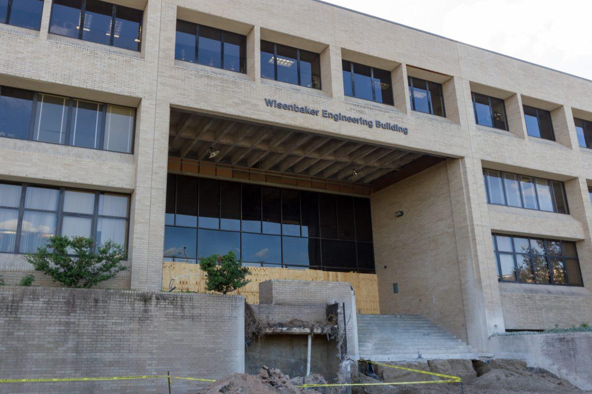 The Wisenbaker Engineering Building on Texas A&amp;M's campus.