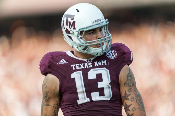 <p>Wide receiver Mike Evans finished his sophomore season with 69 receptions for 1,394 yards. Evans earned the Biletnikoff Award after the season, which is the award given to the best receiver in college football.</p>