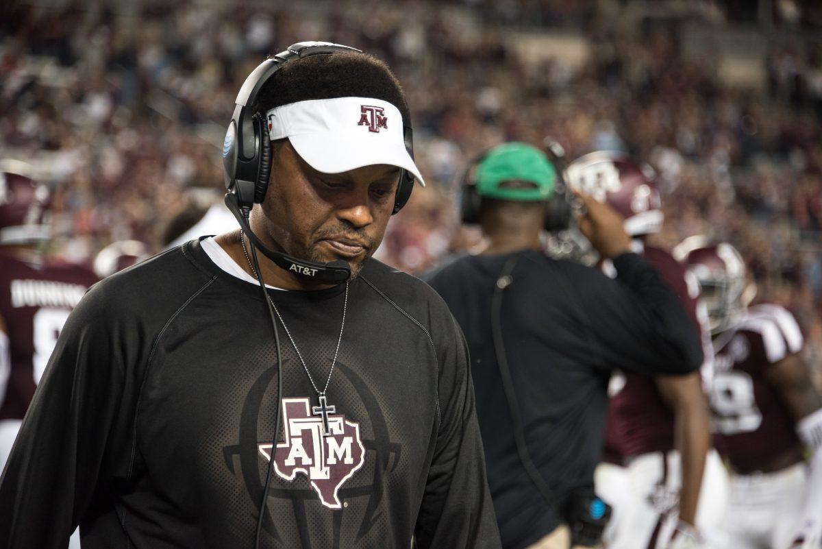 The win against New Mexico was head coach Kevin Sumlins 50th win at Texas A&M.