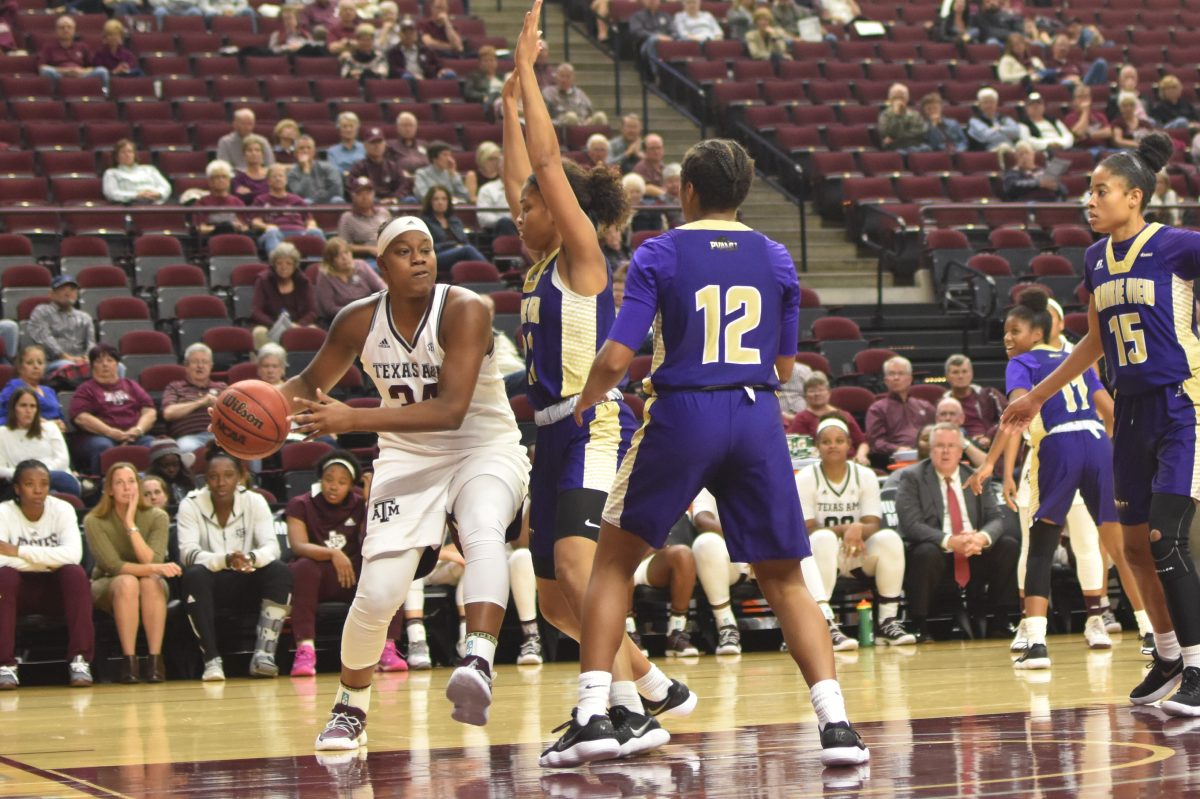 TAMU+Womens+Basketball+team+wins+game+against+Prairie+View+A%26amp%3BM%2C+98-70.%26%23160%3B