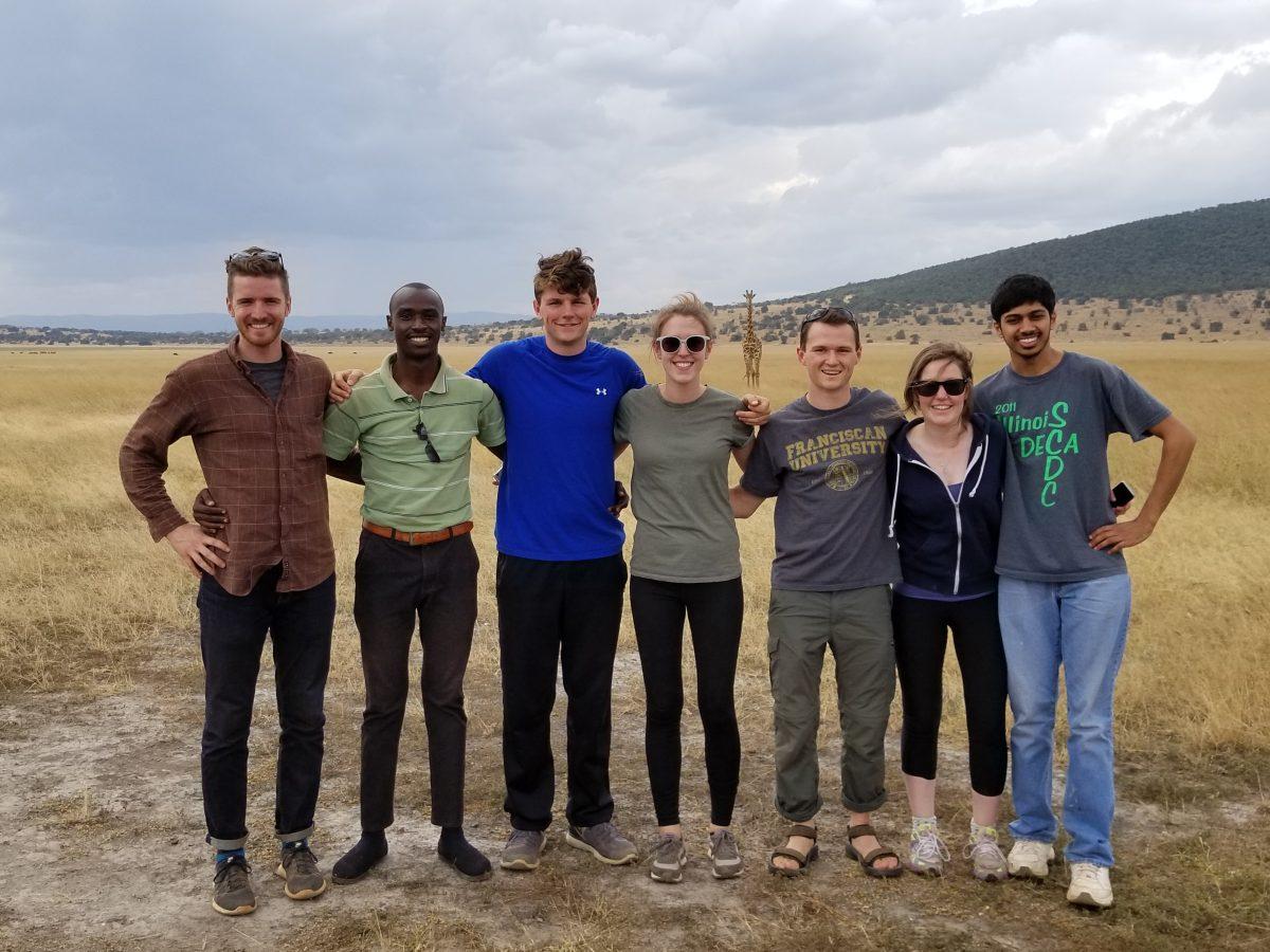 Students participated in the study abroad program in Rwanda. 