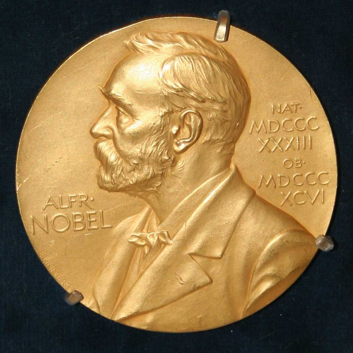 Modern Nobel Prize medals are struck in 18 carat green gold, a naturally occurring alloy of silver and gold, and plated with 24 carat gold.