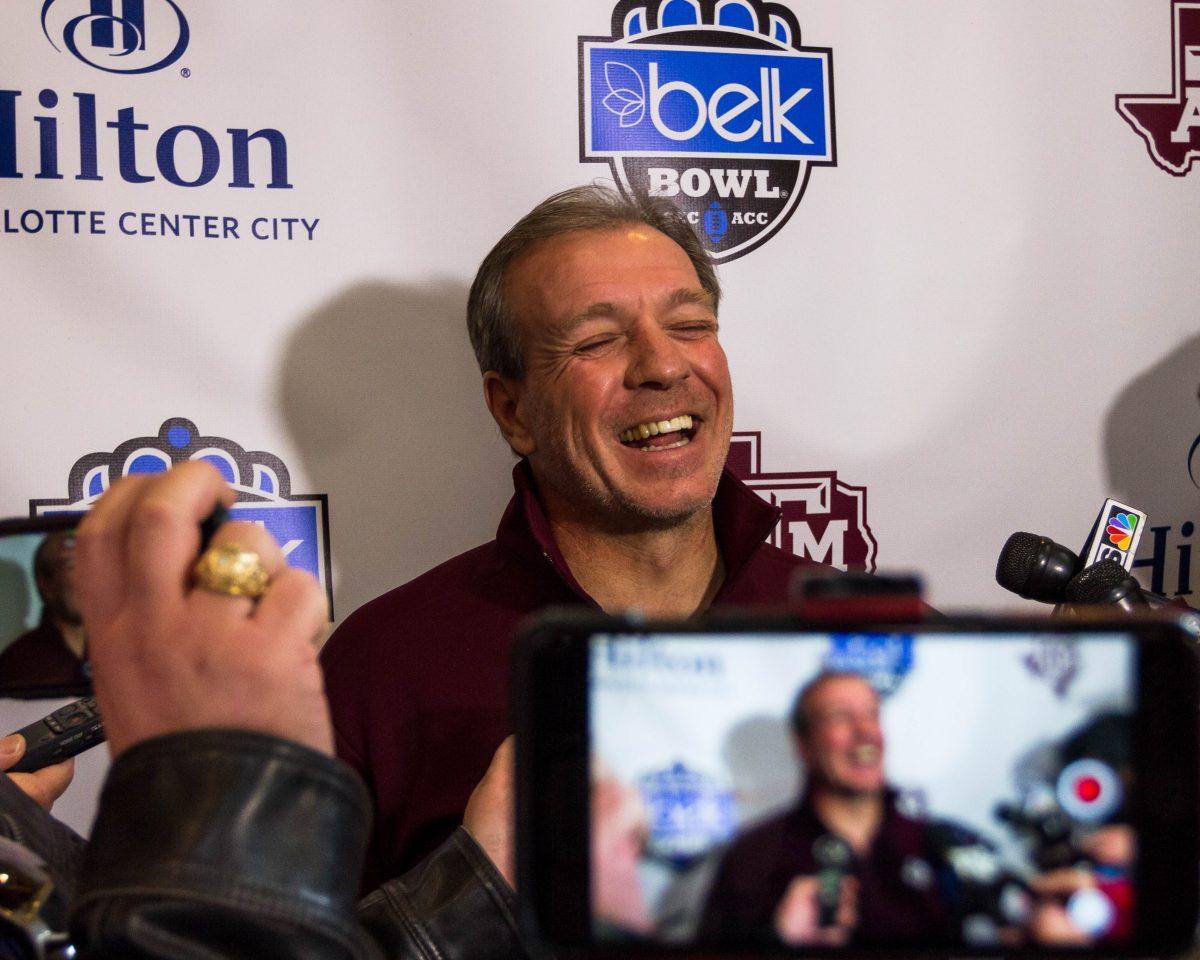 New Texas A&M head coach Jimbo Fisher said he has no timeline on naming a new defensive coordinator.