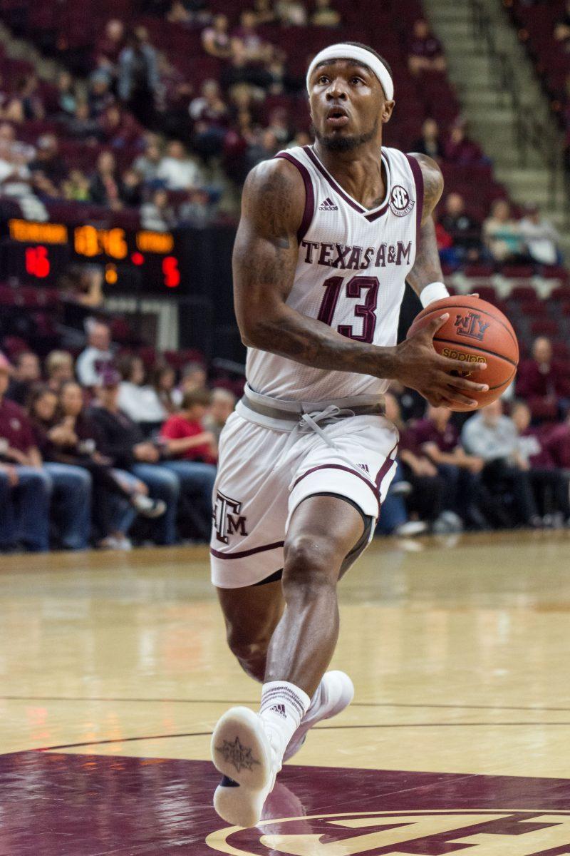 Senior+guard+Duane+Wilson+is+averaging+11.7+points-per-game+for+the+Aggies.