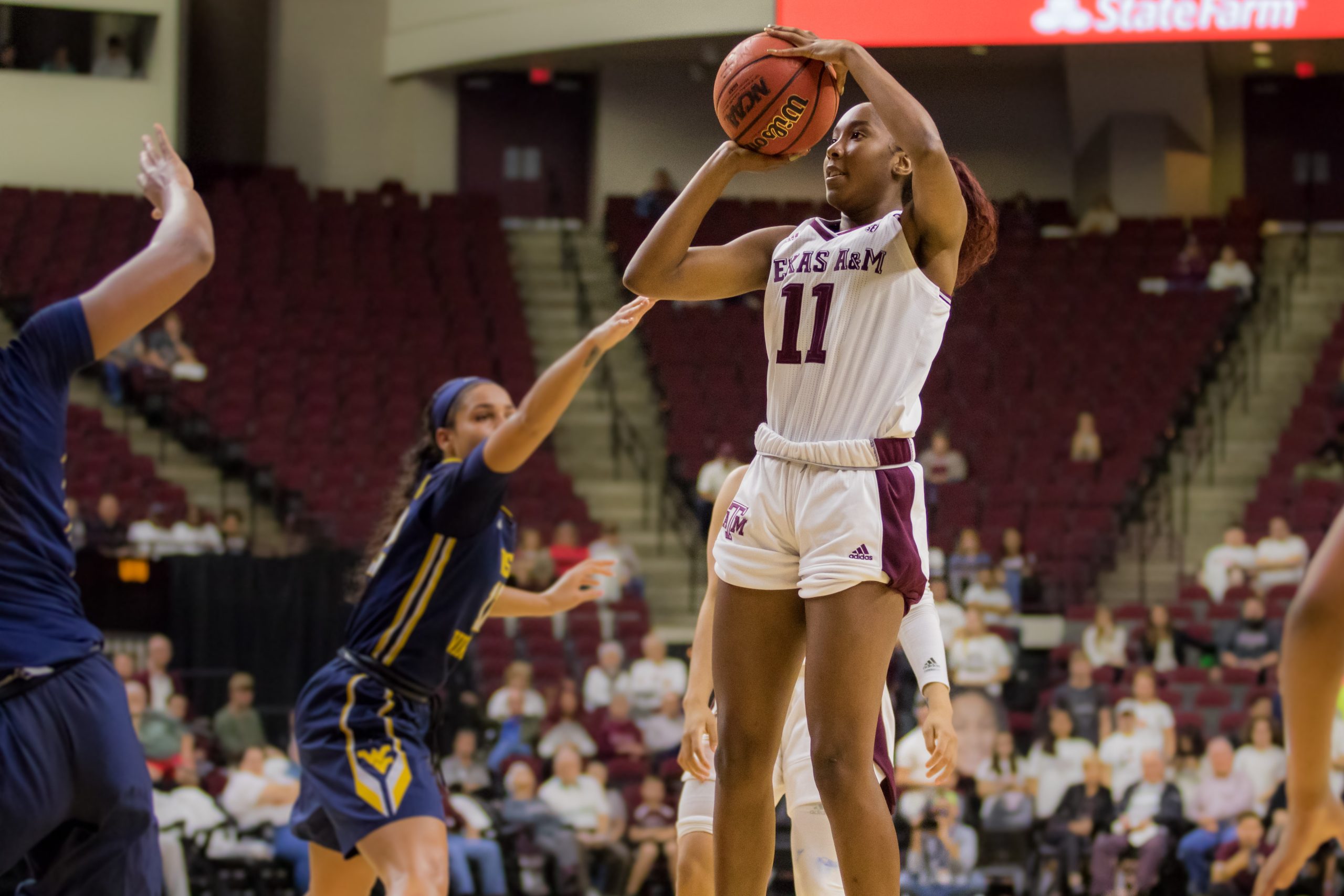 No. 18 Texas A&M Women's Basketball v.  No. 11 West Virginia