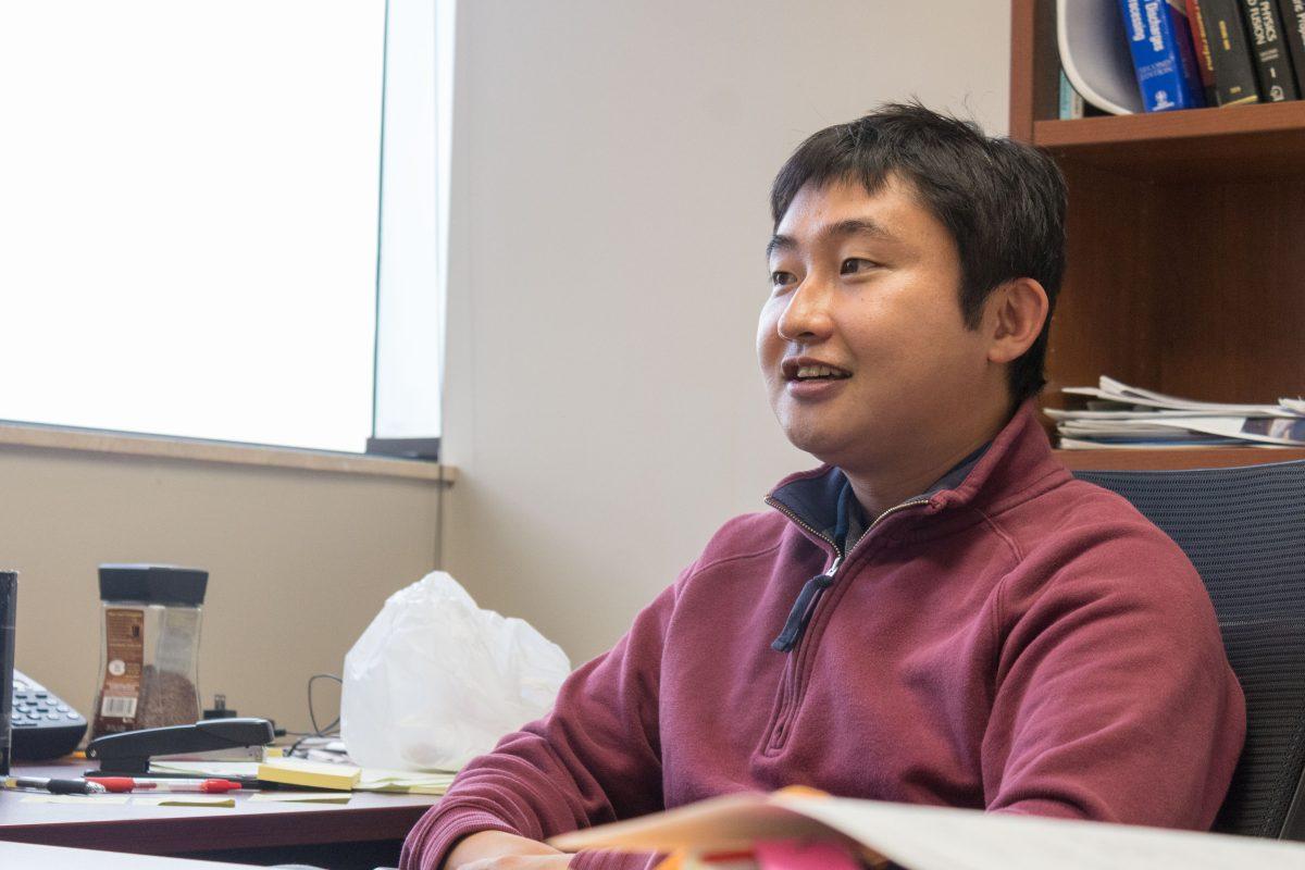 Professor Kentaro Hara discusses his research on computational modeling of how electrons behave in electric and magnetic fields.