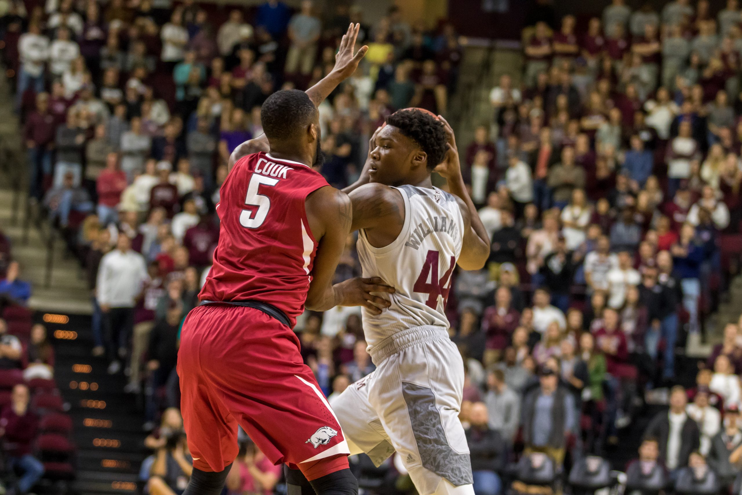 Texas+A%26M+Basketball+v.+Arkansas