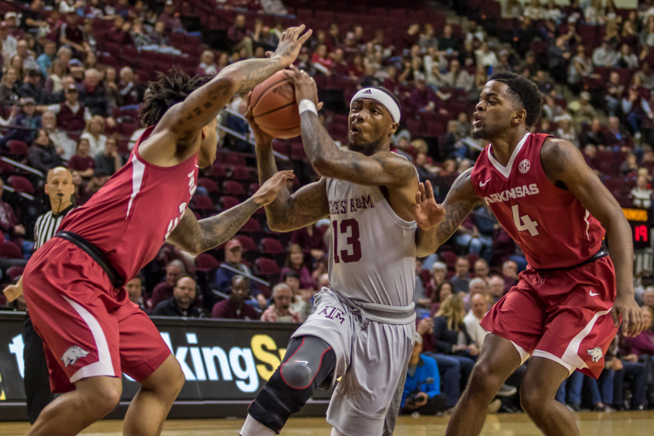 Texas+A%26M+Basketball+v.+Arkansas