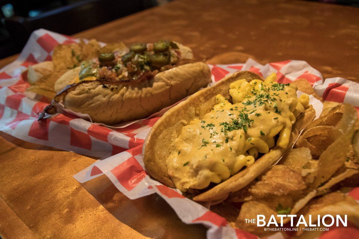 The Henry Cisneros Mexican Dog, named after the former mayor of San Antonio, and the Pacifist sandwich are two of the many politically named entrées on the menu. 