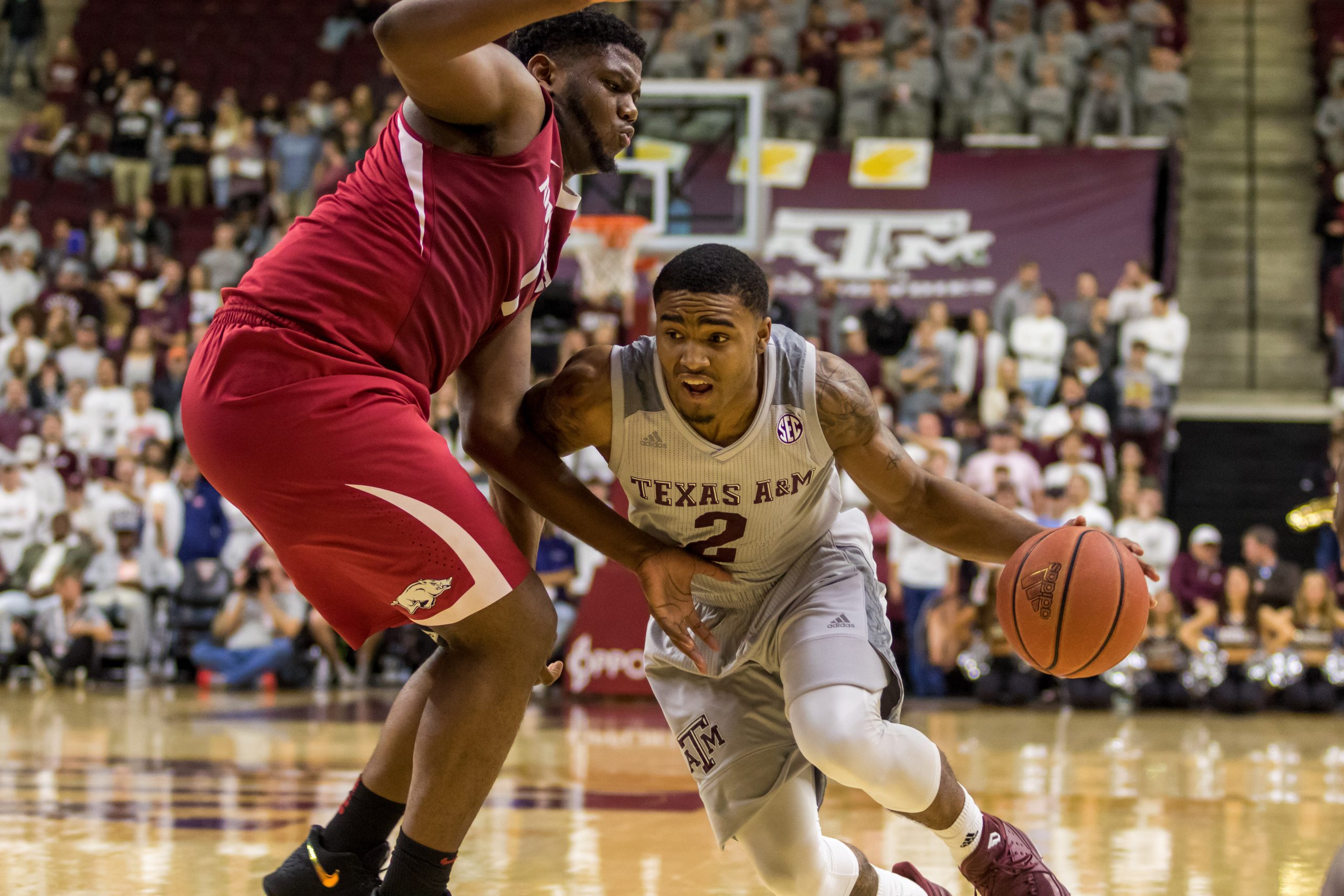 Texas+A%26M+Basketball+v.+Arkansas