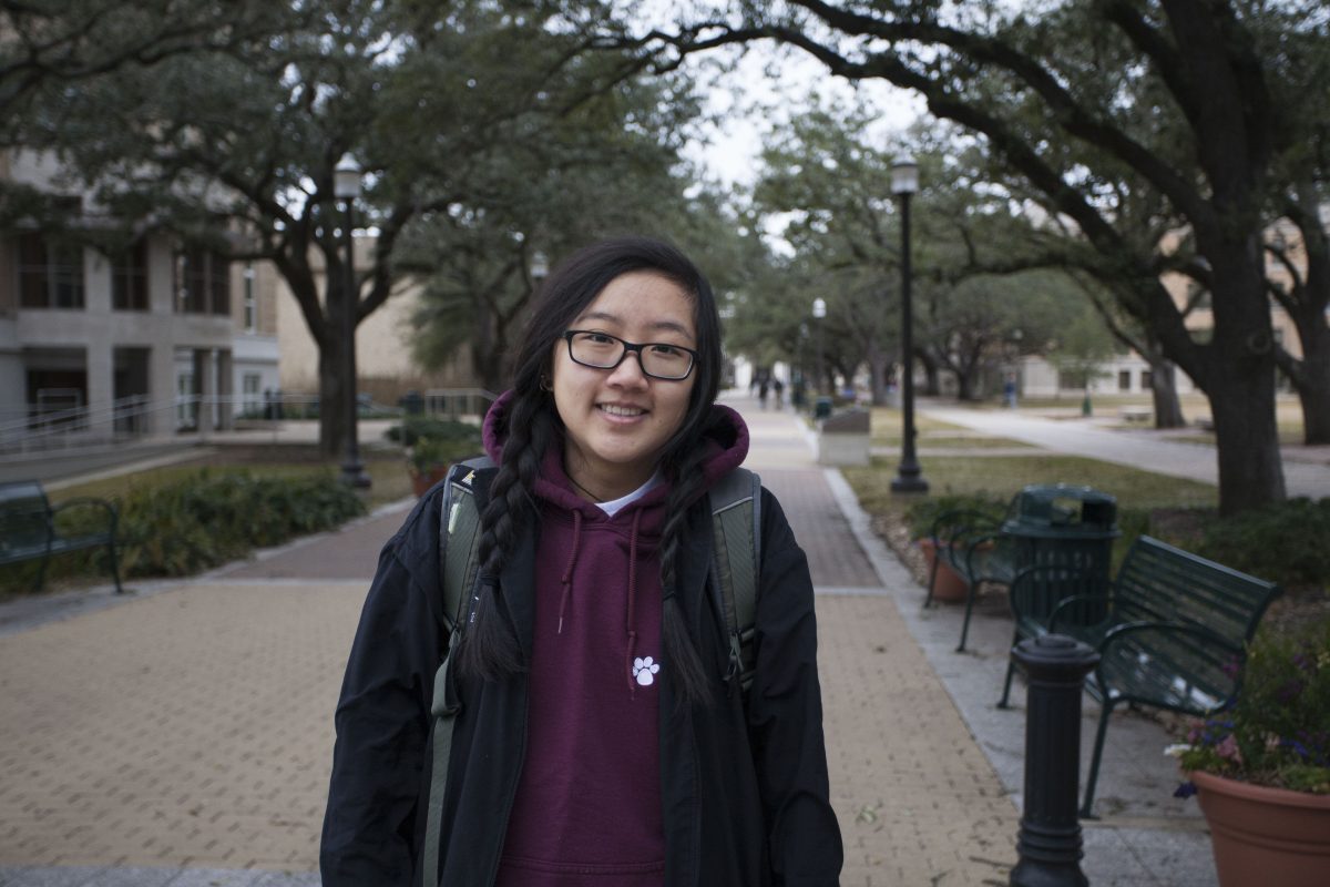 Candace Tu, finance freshman: &#8220;I&#8217;m thinking about going to the Rec because I&#8217;m hoping there&#8217;s not going to be a lot of people there. I&#8217;m not even halfway there yet, but I&#8217;m already regretting my decision.&#8221;