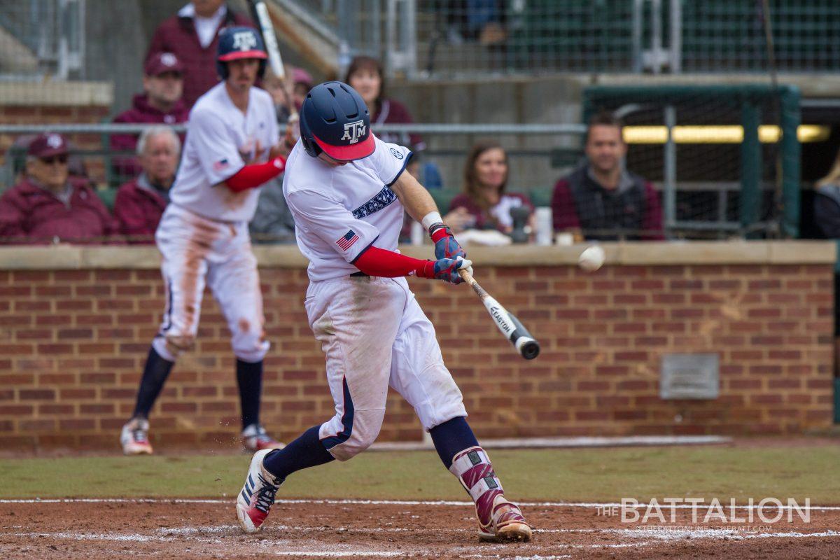 Junior Michael Helman hit his first career homerun.