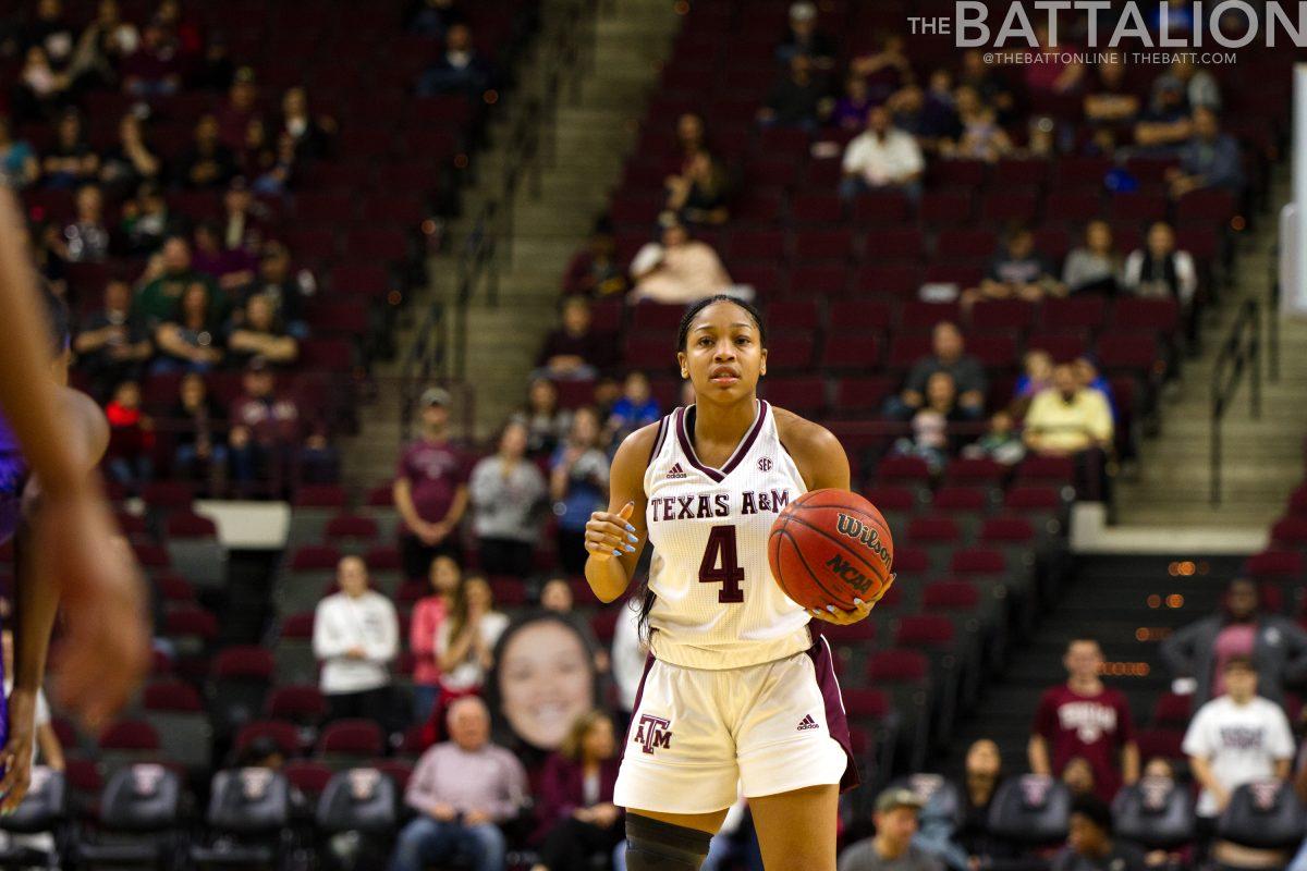 Senior Guard Lulu McKinney recorded one rebound, one assist, and one steal against LSU.