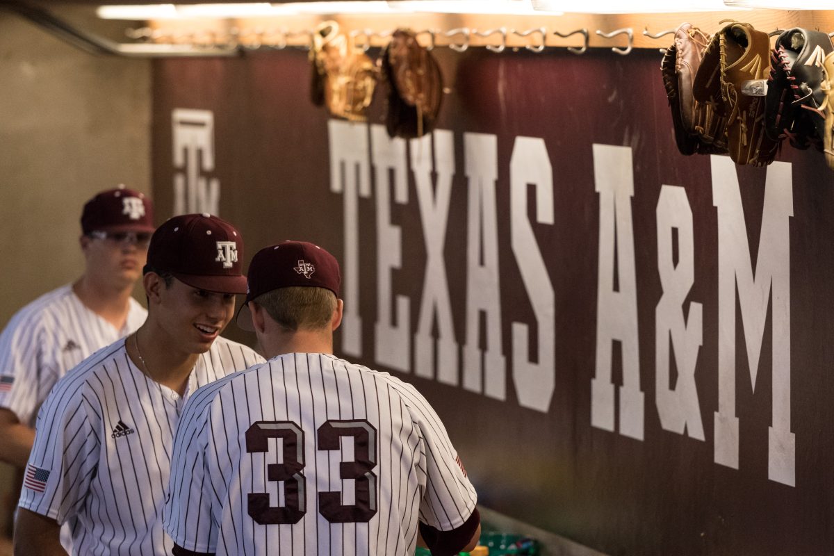 Texas A&amp;M began their two game series against Northwestern State on Tuesday night.