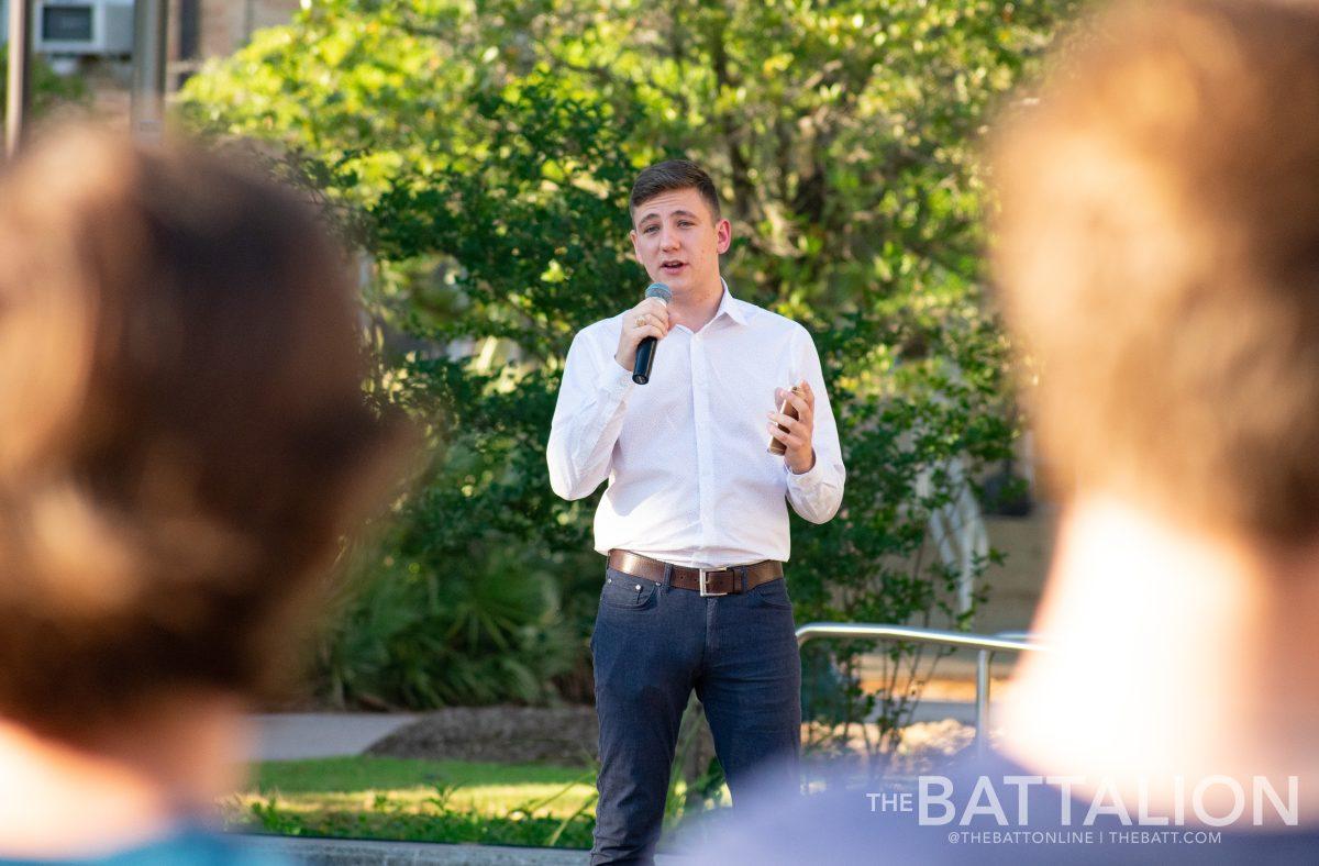 Bobby Brooks serves as Student Body PresidentThe first openly gay student to hold the office of Student Body President, economics senior Bobby Brooks served A&M between the 2017 and 2018 Muster ceremonies. During his time in office, Brooks focused on improvements and progress in diversity and inclusion, academics and student services.