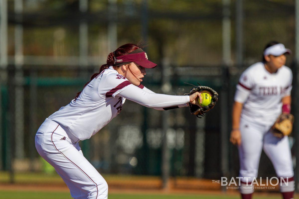 Senior Trinity Harrington pitched a complete game, only giving up one walk and four hits.