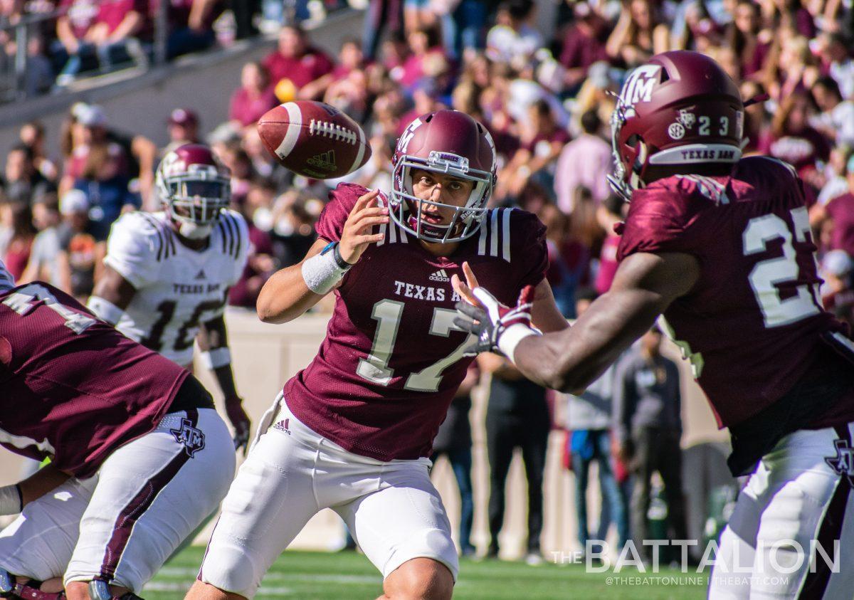 Redshirt+sophomore%26%23160%3BNick+Starkel%26%23160%3Bpassed+for+373+yards%2C+two+touchdowns+and+an+interception+in+the+Spring+Game.