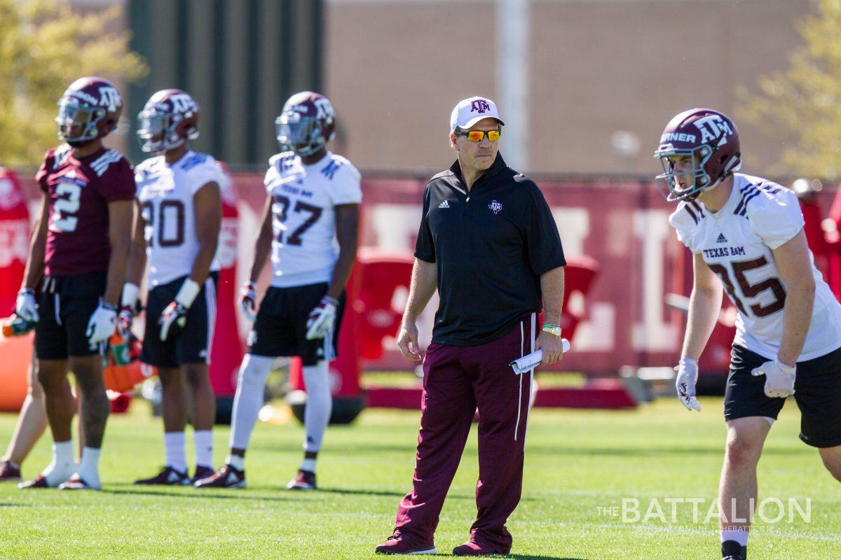 First Day of Spring Football Practice